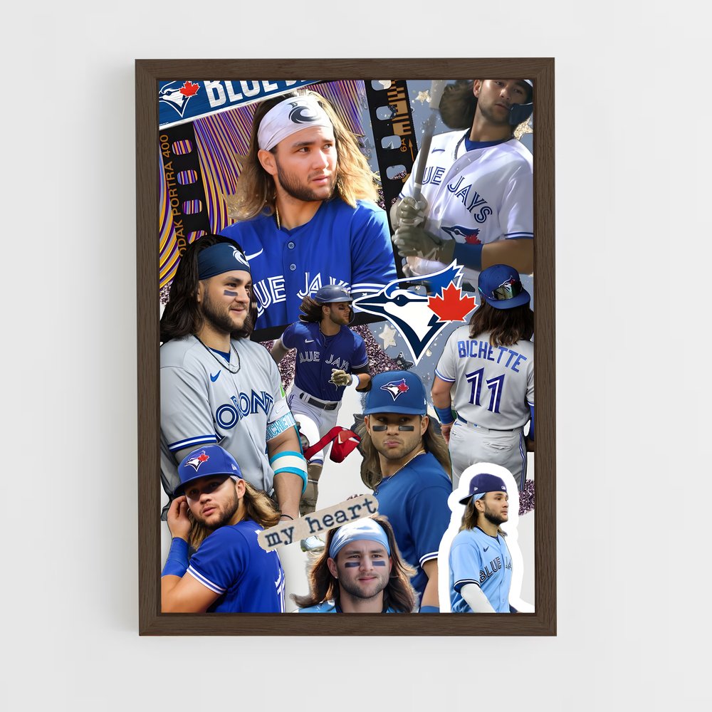 Poster Les Blue Jays en Uniforme – affiche Baseball (vue 5)